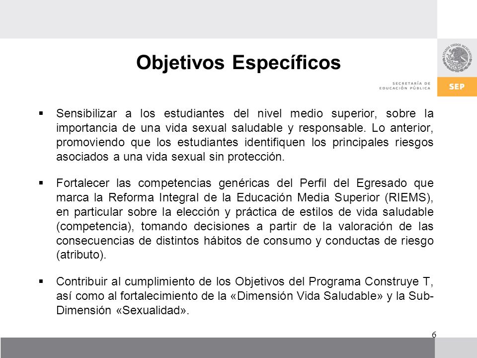 Objetivo general habitos de vida saludable